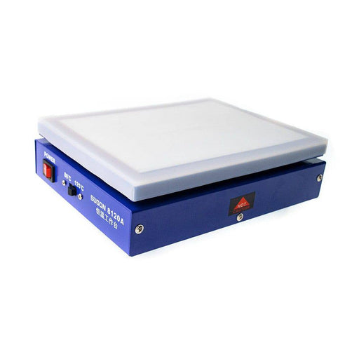 Front view of SUGON 8120 LCD separator machine with heating plate