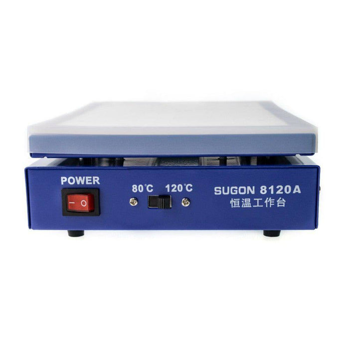 Close-up of temperature control dial on SUGON 8120 separator