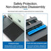 Smartphone repair screen removal tool with suction grips