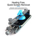Screen separator with suction cups and adjustable mobile holder