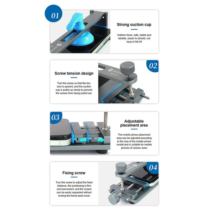 SUNSHINE SS-601G suction separator tool for iPhone and Android
