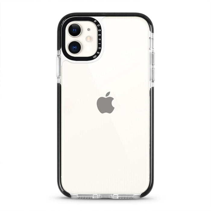 Transparent Candy Color Frame Shockproof Cover Case for iPhone 11