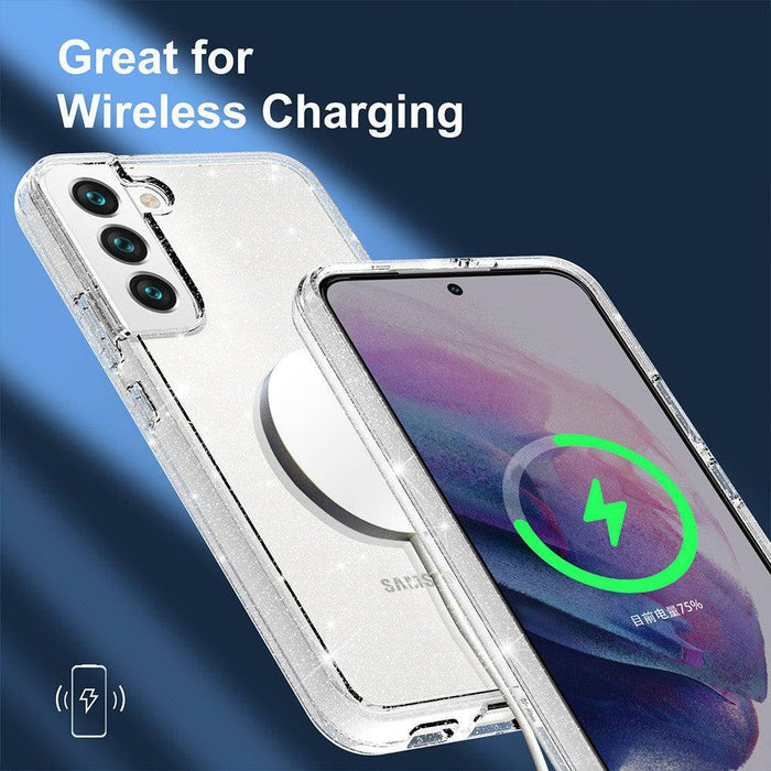 Precise cutouts of the Ultimake Shockproof Case for easy access to all buttons and ports on Samsung Galaxy S22.