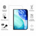 Screen protector feature graphic showing 9H hardness, 0.33 mm thickness and stated transparency