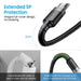 iQuick Braided Double-Side Insertion Micro USB to USB-A Fast Charging Cable | 1M | 2A High-Speed Data Transfer - JPC MOBILE ACCESSORIES