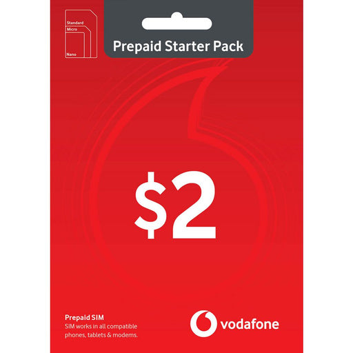 Vodafone $2 Prepaid Eco - SIM Sim Cards JPC MOBILE ACCESSORIES