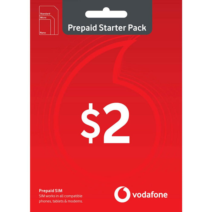 Vodafone $2 Prepaid Eco - SIM Sim Cards JPC MOBILE ACCESSORIES