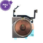 Front view of Pull-A wireless charging coil and flash flex for iPhone 15