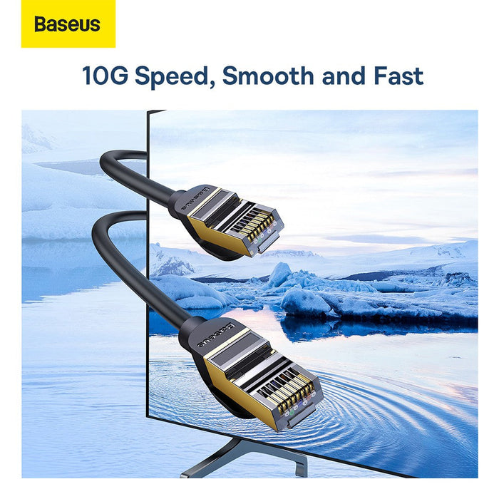 Baseus High Speed Seven Types of RJ45 10 Gigabit Network Cable 30M-Black