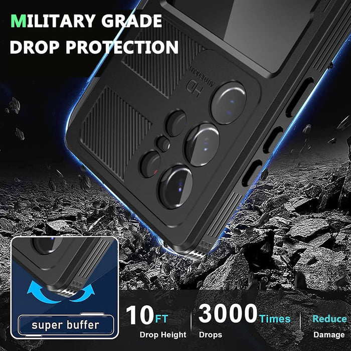 Redpepper Dot+ IP68 Waterproof Cover Case for Samsung Galaxy S23 Ultra