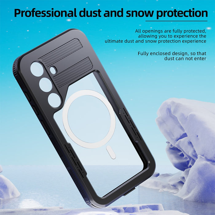 Redpepper Dot+ IP68 Waterproof Case with Magnetic Ring for Samsung Galaxy S24 Plus