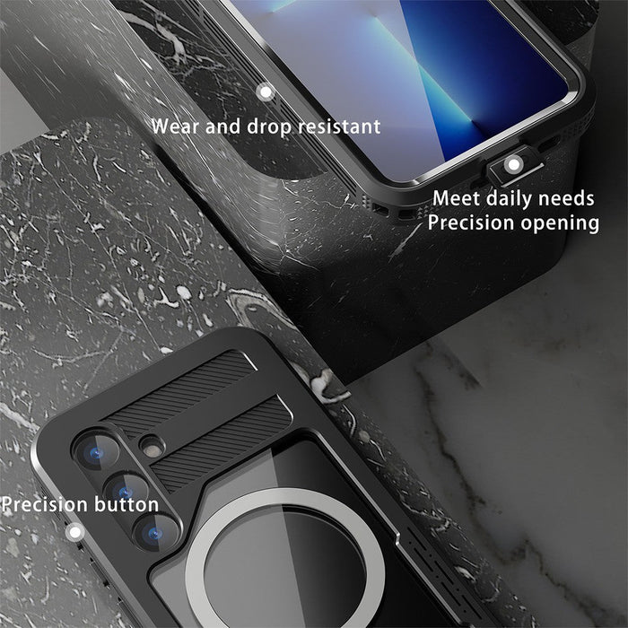 Redpepper Dot+ IP68 Waterproof Case with Magnetic Ring for Samsung Galaxy S24