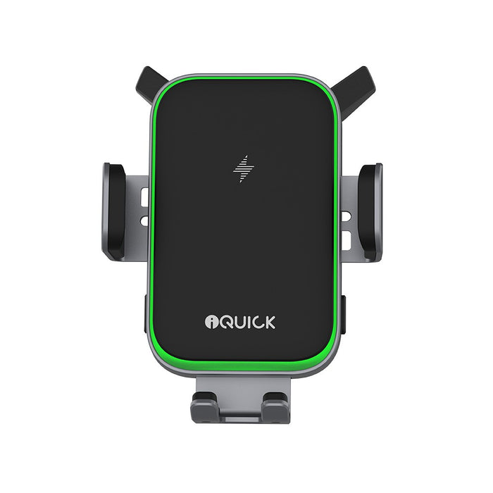 iQuick RX3 15W Wireless Charging Induction Car Holder (IQUICK-X3)-Black