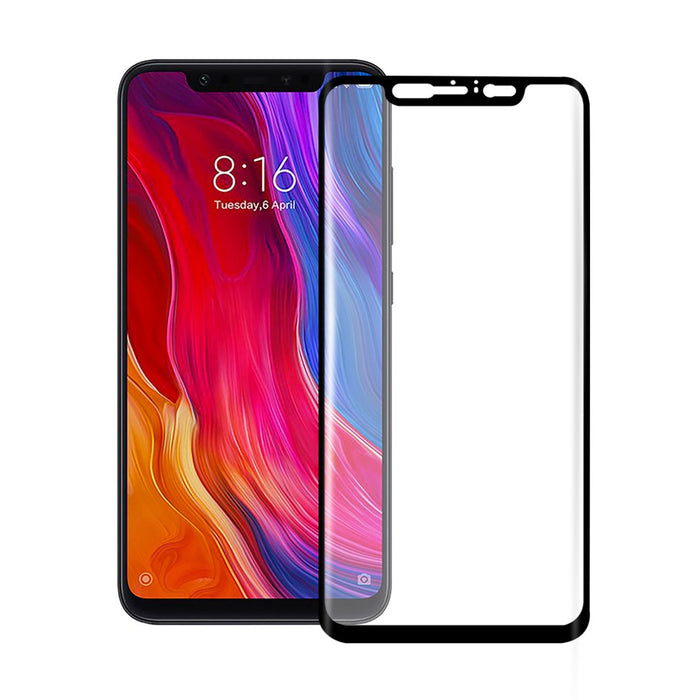 Kinglas 3D Full Coverage Tempered Glass Screen Protector for Xiaomi Mi 8