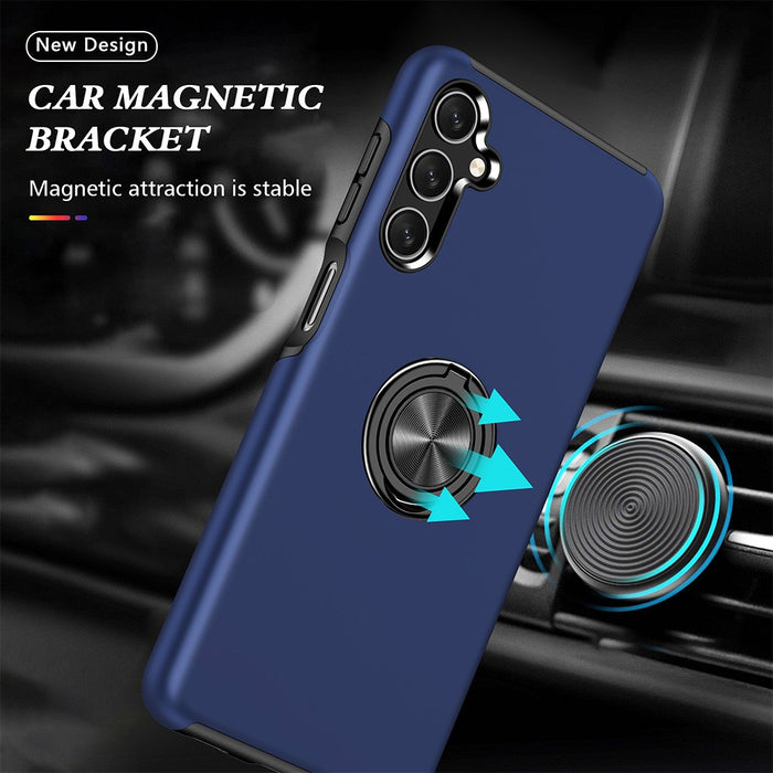 Magnetic Ring Holder Shockproof Cover Case for Samsung Galaxy A15 5G A156