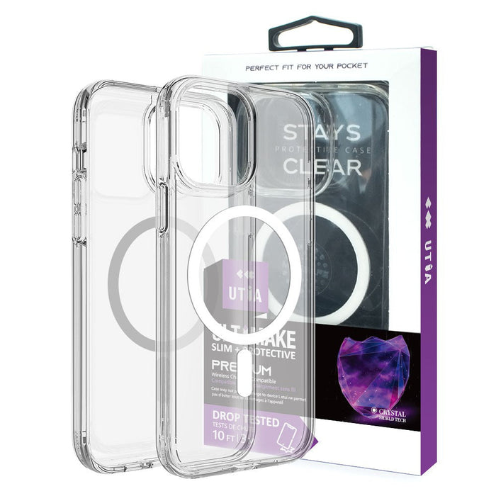 UTIA Ultimate Shockproof Transparent Magsafe Cover Case for iPhone 15
