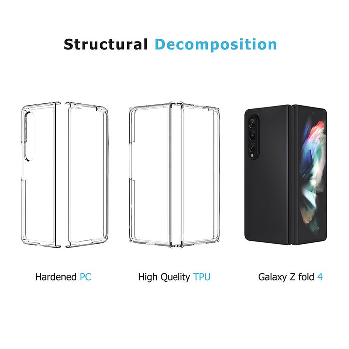 Ultimate Shockproof Transparent Magsafe Cover Case for Samsung Galaxy Z Fold4