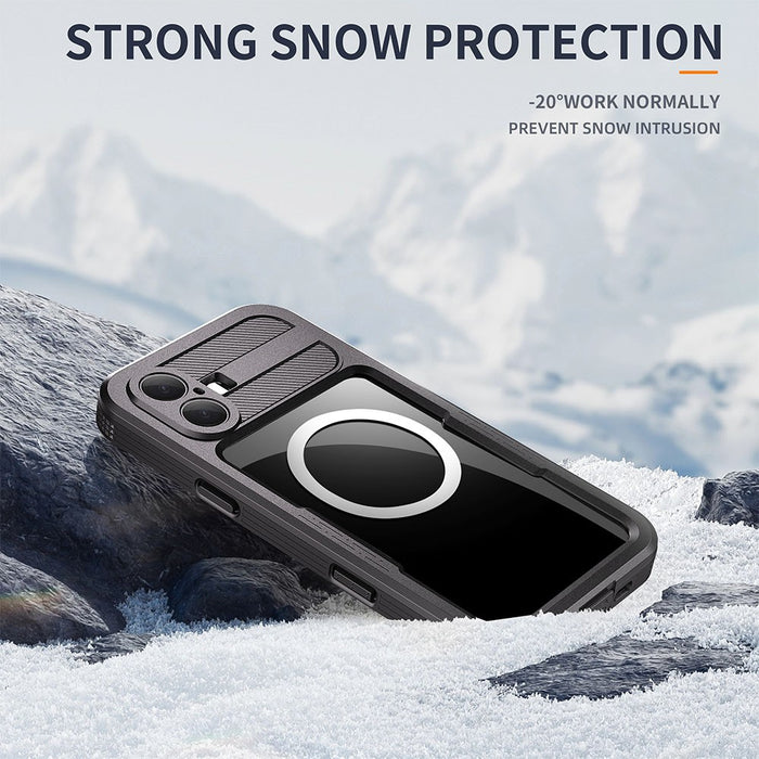 Redpepper Dot+ IP68 Waterproof Case with Magnetic Ring for iPhone 16 Plus Magsafe