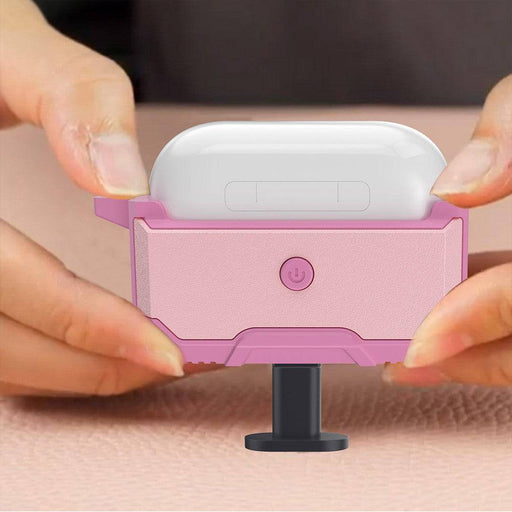 AirPods Pro protective case with rotating kickstand and durable shell