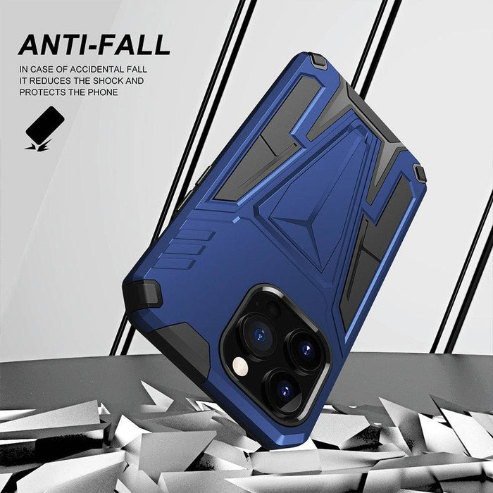 Anti - fall Bracket Armour Protective Case iPhone 13 Pro Max | Magnetic Stand - JPC MOBILE ACCESSORIES