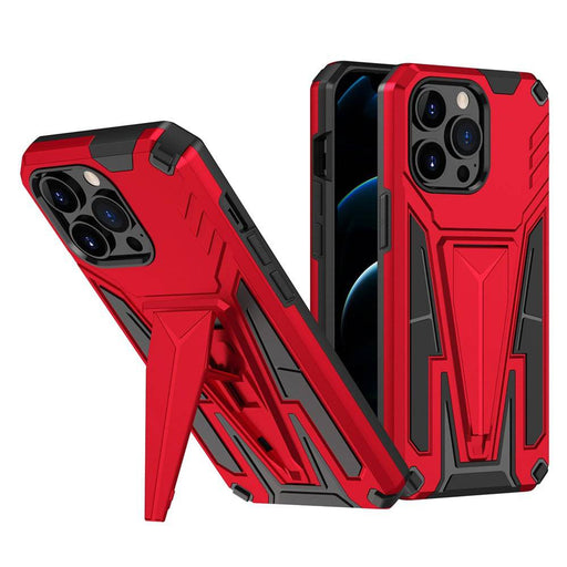 Anti - fall Bracket Armour Protective Case iPhone 13 Pro Max | Magnetic Stand - JPC MOBILE ACCESSORIES