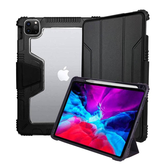 Armor Shockproof Smart Flip Case for iPad Pro 12.9 (2018 - 2022) / Air 13 (2024) | Rugged Kickstand Cover - JPC MOBILE ACCESSORIES