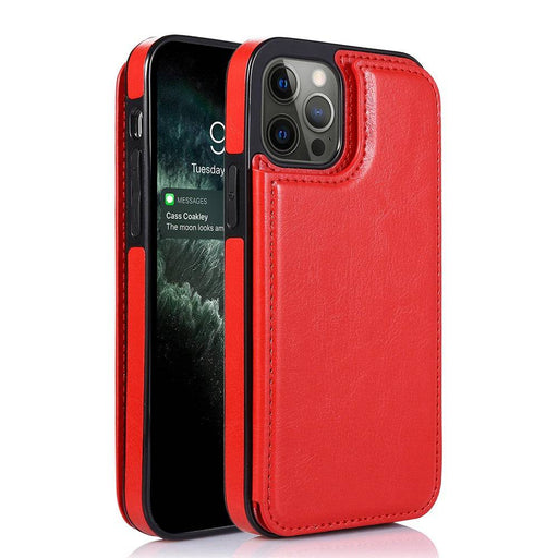 Back Flip Leather Wallet Case iPhone 13 Pro Max - 5 Colors $33.99 | JPC Mobile Accessories - JPC MOBILE ACCESSORIES