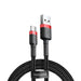 Baseus Cafule USB-C cable black red variant CATKLF-B91 iPhone 15 type-c fast charging nylon braided Australia