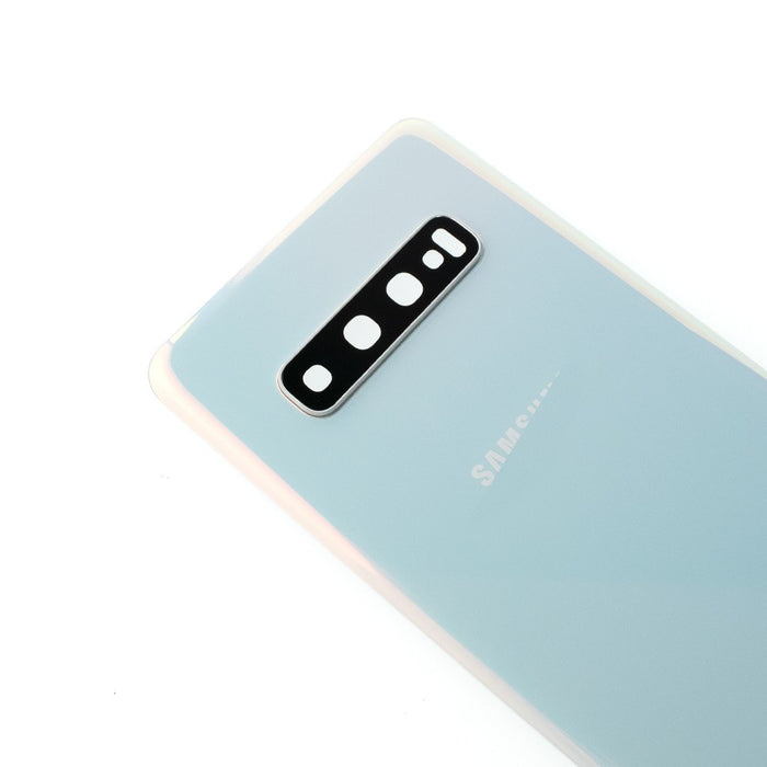 BQ7 Rear Cover Glass For Samsung Galaxy S10 Plus G975F-Prism White (As the same as the service pack, but not from official Samsung)