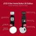 JC 6 Gen iPhone 7 / 7 Plus / 8 / 8 Plus / SE (2020) / SE (2022) Home Button (3D Edition)-Gold - JPC MOBILE ACCESSORIES