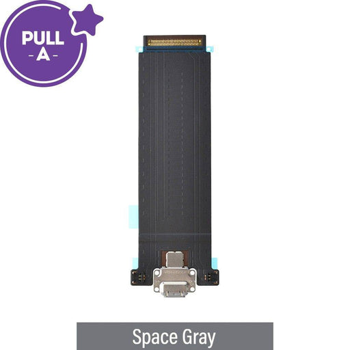 Charging Port with Flex Cable for iPad Pro 12.9 (2017) (Wi-Fi) (PULL-A)-Space Gray - JPC MOBILE ACCESSORIES