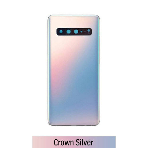 Rear Cover Glass For Samsung Galaxy S10 5G G977-Silver - JPC MOBILE ACCESSORIES