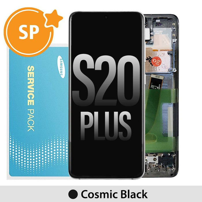 Samsung Galaxy S20 Plus G985/G986 OLED Screen Digitizer GH82-22134A/22145A (Service Pack)-Cosmic Black - JPC MOBILE ACCESSORIES