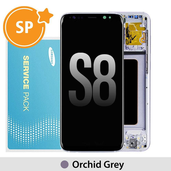 Samsung Galaxy S8 G950F OLED Screen Digitizer GH97-20457C (Service Pack)-Orchid Grey - JPC MOBILE ACCESSORIES