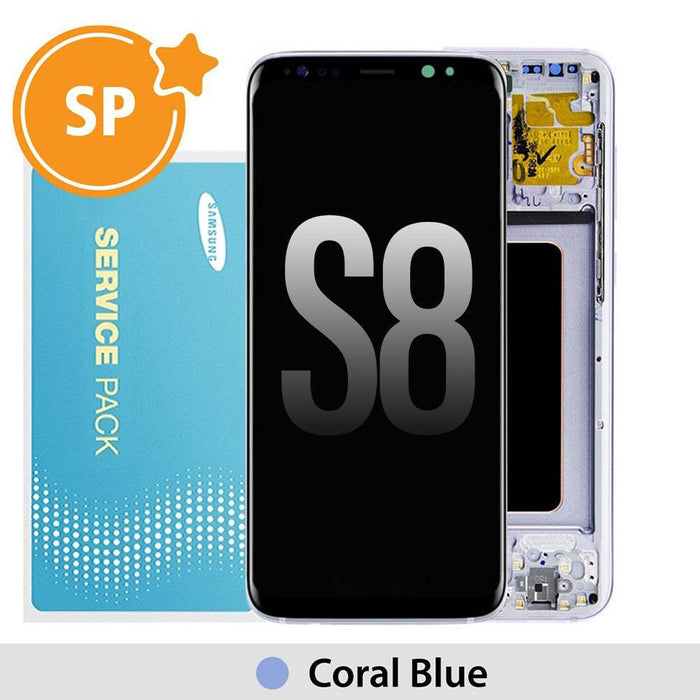 Samsung Galaxy S8 G950F OLED Screen Digitizer GH97-20457D (Service Pack)-Coral Blue - JPC MOBILE ACCESSORIES
