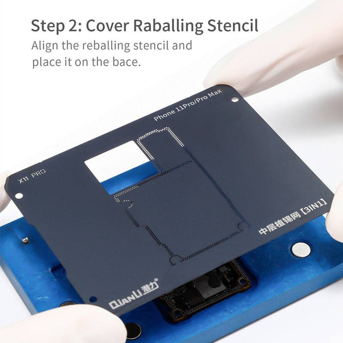 QianLi Middle Frame Reballing Platform for iPhone 11 / 11 Pro / 11 Pro Max - JPC MOBILE ACCESSORIES