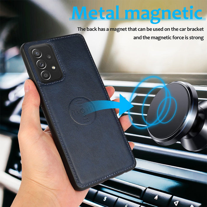 Magnetic Split PU Leather Flip Wallet Cover Case for Samsung Galaxy A52 / 5G - JPC MOBILE ACCESSORIES