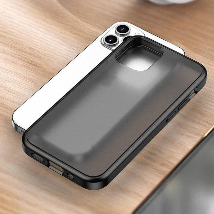 Transparent Frosted PC Colorful TPU Bumper Case iPhone 13 Pro Max - 4 Colors Available - JPC MOBILE ACCESSORIES