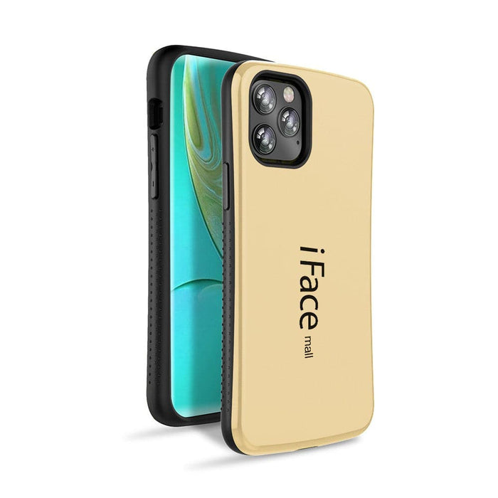 Gold iFace Mall Hybrid Case for iPhone 12 and 12 Pro