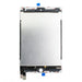 Flex connector close-up on iPad Mini 5 black LCD screen assembly	