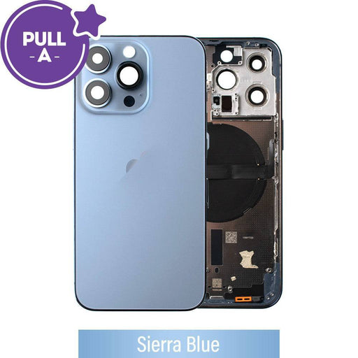 iPhone 13 Pro Sierra Blue Rear Housing Replacement - Front View	