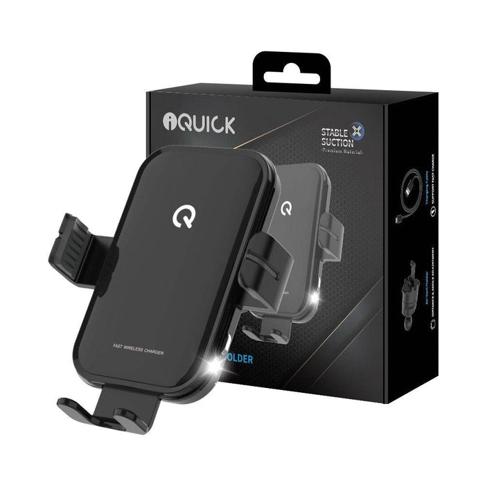 iQuick M5 15W Wireless Charging Touch Switch Auto - scaling Car Holder - JPC MOBILE ACCESSORIES
