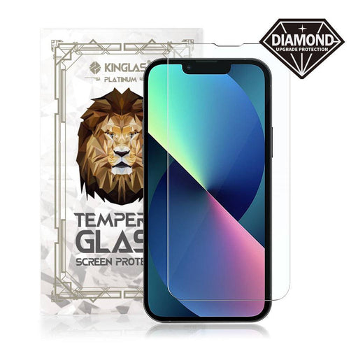 Kinglas Tempered Glass Screen Protector for iPhone 13 Mini - Ultra Clear & Bubble-Free.