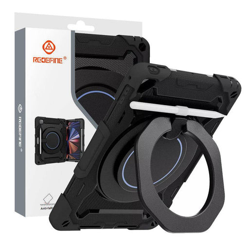 📸 Armor Shockproof Handle Ring Rotation Case for iPad 10 10.9 (2022) – Black