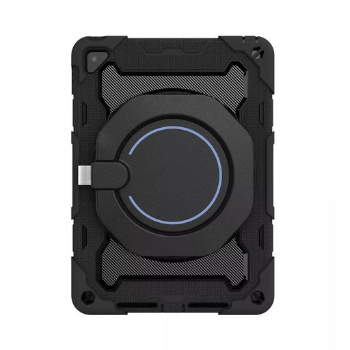 Durable Silicone + PC Material Case for iPad 8 (2020) with Handle and Stand.
