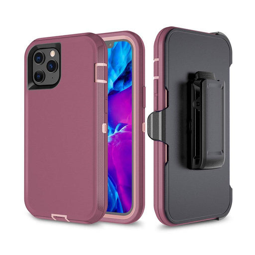 Shockproof Robot Armor Hard Plastic Case with Belt Clip for iPhone 12 / 12 Pro (6.1'') - JPC MOBILE ACCESSORIES