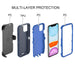 Shockproof Robot Armor Hard Plastic Case with Belt Clip for iPhone 12 mini (5.4'') - JPC MOBILE ACCESSORIES