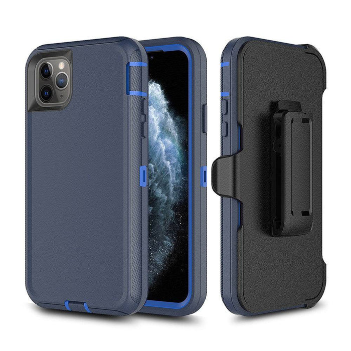 Shockproof Robot Armor Hard Plastic Case with Belt Clip for iPhone 12 mini (5.4'') - JPC MOBILE ACCESSORIES