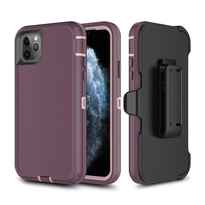 Shockproof Robot Armor Hard Plastic Case with Belt Clip for iPhone 12 mini (5.4'') - JPC MOBILE ACCESSORIES