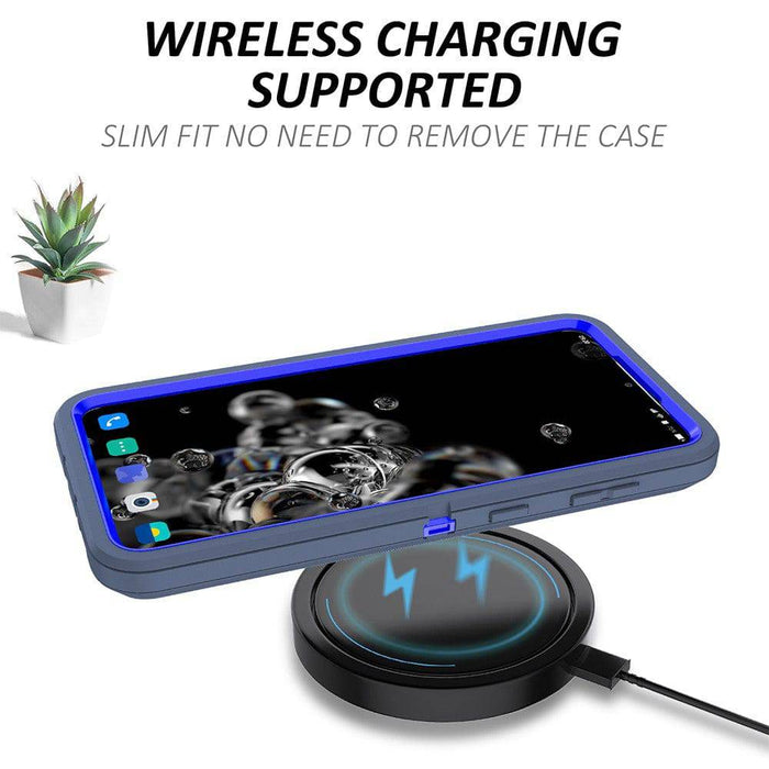 Shockproof Robot Armor Hard Plastic Case with Belt Clip for Samsung Galaxy S21 - JPC MOBILE ACCESSORIES